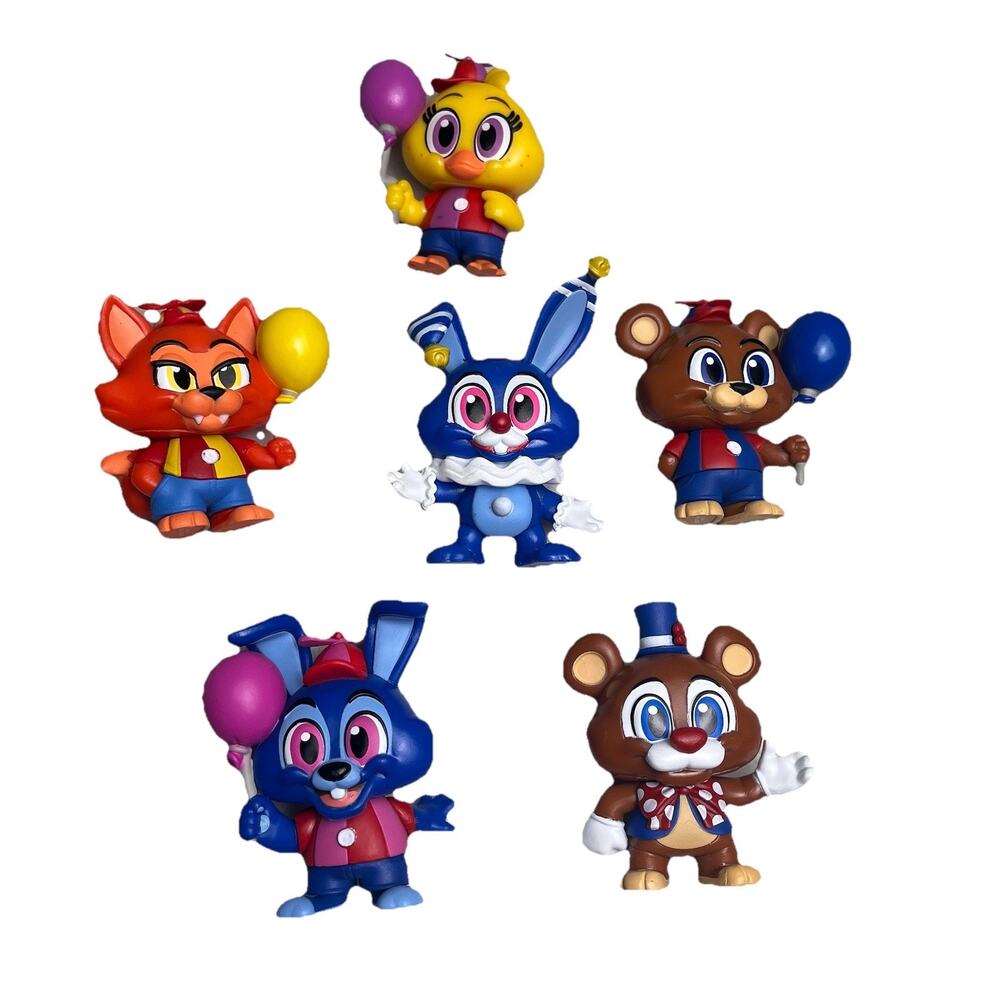 FNAF Funko Balloon Circus Mystery Minis Lot of 6 Freddy Chica Foxy Bonnie 2024